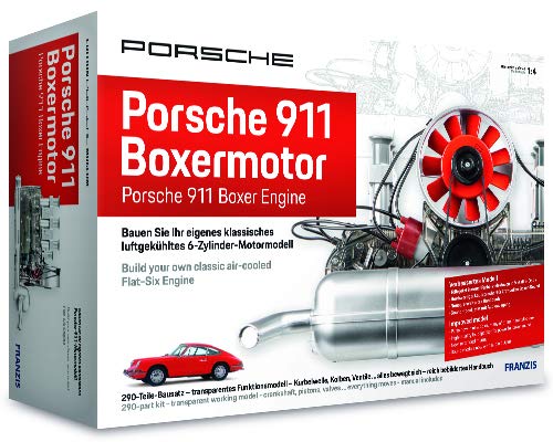 自動車 Porsche 6-zylinder boxermotor Porsche Flat Six Model Engine Kit - With Collector's Handbook