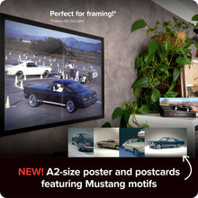 Load image into Gallery viewer, FRANZIS Ford Mustang Advent Calendar — 1967 Fastback 1:43 Model Kit with V8 Sound Base, A2 Poster & 52-Page Book