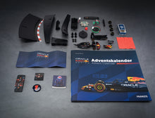 Load image into Gallery viewer, FRANZIS Oracle Red Bull Racing Advent Calendar — RB21 1:43 Metal Model Kit with Engine Sound Base & 52-Page Book