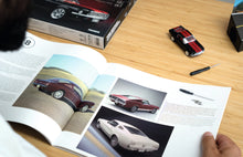 Load image into Gallery viewer, FRANZIS Ford Mustang Advent Calendar — 1967 Fastback 1:43 Model Kit with V8 Sound Base, A2 Poster & 52-Page Book