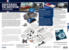 Load image into Gallery viewer, 1965 Ford Mustang V8 Model Engine Kit With Collector's Handbook