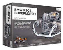 Load image into Gallery viewer, BMW R/90-S Flat Twin Engine Model Kit with Collector's Manual