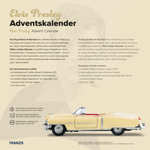Load image into Gallery viewer, Elvis Presley Advent Calendar with 1953 Cadillac Eldorado Model, and More