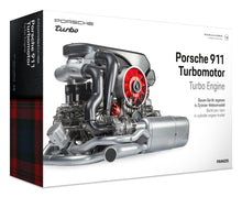 Load image into Gallery viewer, Franzis Porsche 911 Turbo Model Engine Kit with Collector&#39;s Book
