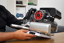 Load image into Gallery viewer, Franzis Porsche 911 Turbo Model Engine Kit with Collector&#39;s Book - Pre order now! New stock on the way - estimated for 9/11!

