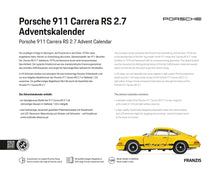 Load image into Gallery viewer, Franzis Porsche 911 Carrera RS 2.7 Advent Calendar
