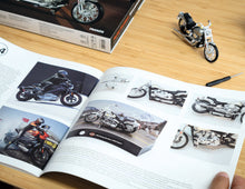 Load image into Gallery viewer, Franzis Harley-Davidson Advent Calendar — 1984 FXST Softail 1:18 Model Kit with V2 Sound Module &amp; 52-Page Book
