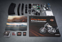 Load image into Gallery viewer, Franzis Harley-Davidson Advent Calendar — 1984 FXST Softail 1:18 Model Kit with V2 Sound Module &amp; 52-Page Book
