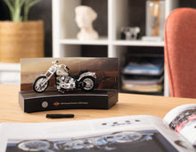 Load image into Gallery viewer, Franzis Harley-Davidson Advent Calendar — 1984 FXST Softail 1:18 Model Kit with V2 Sound Module &amp; 52-Page Book
