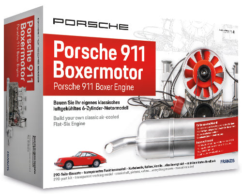 Porsche Flat Six Model Engine Kit - With Collector's Handbook