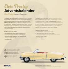 Load image into Gallery viewer, Elvis Presley Advent Calendar with 1953 Cadillac Eldorado Model, and More
