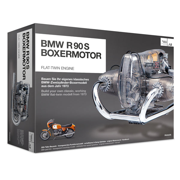 BMW R/90-S Flat Twin Engine Model Kit with Collector's Manual